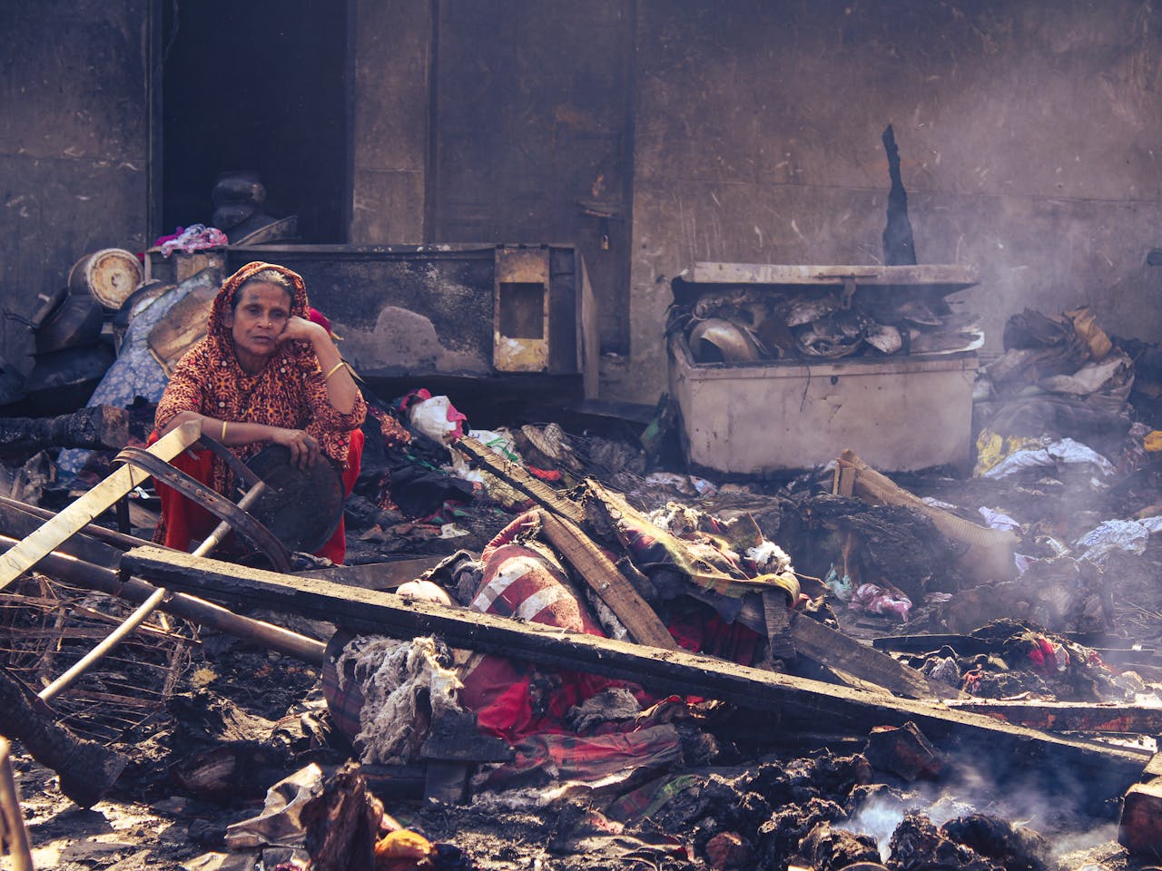 lost everything in Fire incident.